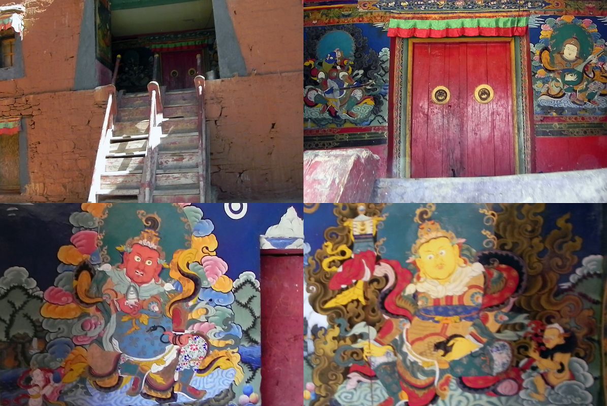 15 Rongbuk Monastery Main Chapel Entrance With Four Guardian Kings